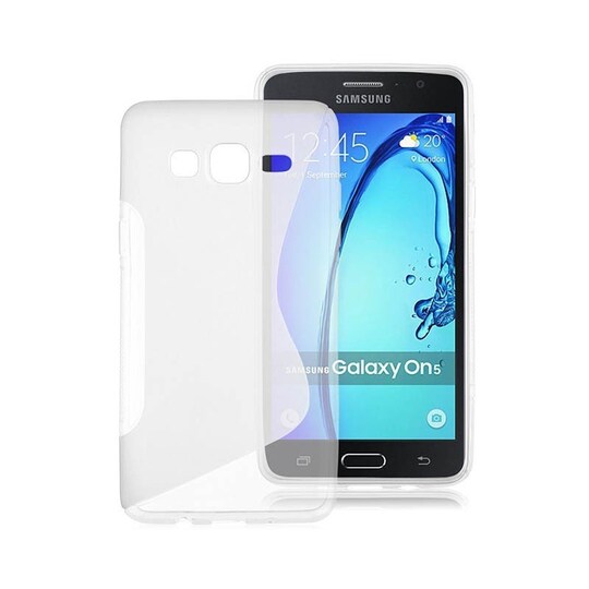 S-Line Silicone Cover til Samsung Galaxy On5 (SM-G550F) : farve - lyserød