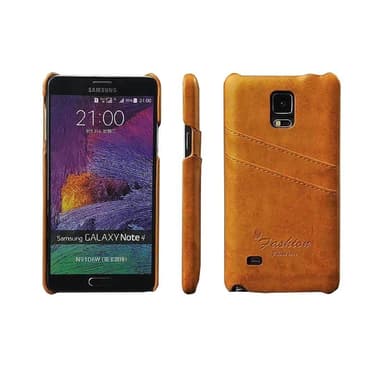 Retro Cover 2-kort Samsung Galaxy Note 4 (SM-N910F) : farve - Mørkegrå
