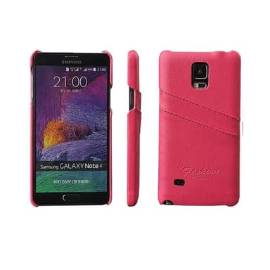 Retro Cover 2-kort Samsung Galaxy Note 4 (SM-N910F) : farve - Mørkegrå