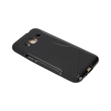 S-Line Silicone Cover til Samsung Galaxy J2 (SM-J200F) : farve - rød