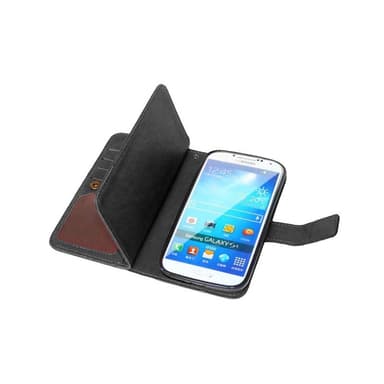 Dobbelt Flip Flexi 9-kort Samsung Galaxy S4 (GT-i9500)  - lyserød