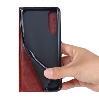 Wallet 3-kort til Samsung Galaxy A70 (SM-A705F)  - rød