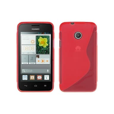 S-Line Silicone Cover til Huawei Ascend Y330 : farve - sort
