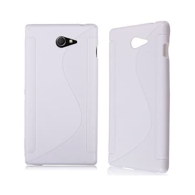 S-Line Silicone Cover til Sony Xperia M2 (D2303) : farve - røget