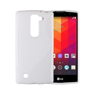 S-Line Silicone Cover til LG Leon (H340N) : farve - hvid