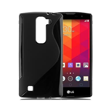 S-Line Silicone Cover til LG Leon (H340N) : farve - hvid