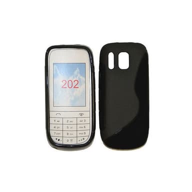 S-Line Silicone Cover til Nokia Asha 202 : farve - rød