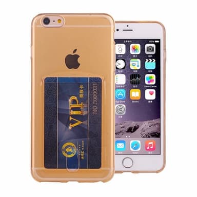 Silikone cover med slot Apple iPhone 5, 5S, 5SE  - gul