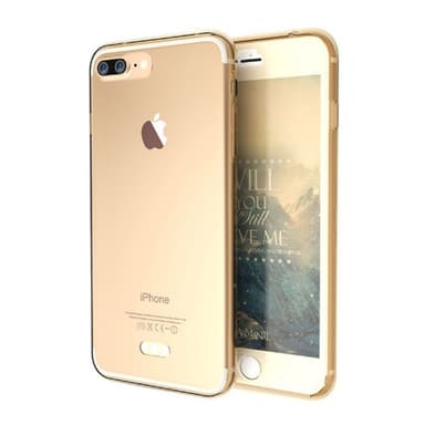 360° 2-delt silicone cover Apple iPhone 7 Plus / 8 Plus  - gennemsigt