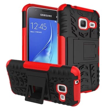 Stødfast Cover med stativ cover Galaxy J1 2016 (SM-J105H) : farve - appelsin