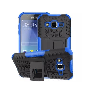 Stødfast Cover med stativ Samsung Galaxy J2 (SM-J200F) : farve - blå