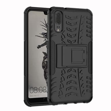 Stødfast Cover med stativ Huawei P20 (EML-L29)  - appelsin