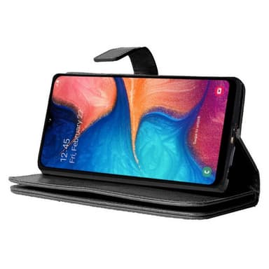 Dobbelt Flip Flexi 9-kort Samsung Galaxy A20e (SM-A202F)  - lyserød