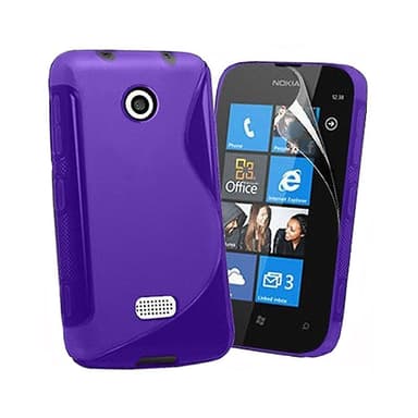 S-Line Silicone Cover til Nokia Lumia 510 (RM-889) : farve - sort