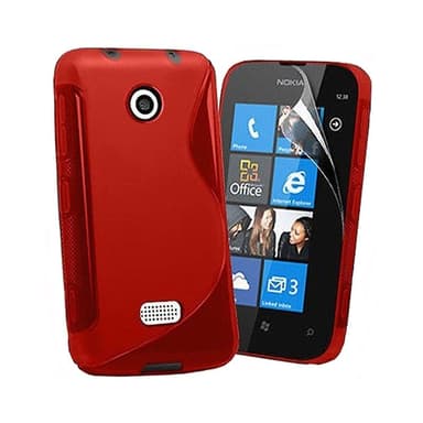 S-Line Silicone Cover til Nokia Lumia 510 (RM-889) : farve - sort