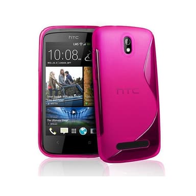 S-Line Silicone Cover til HTC Desire 500 : farve - rød
