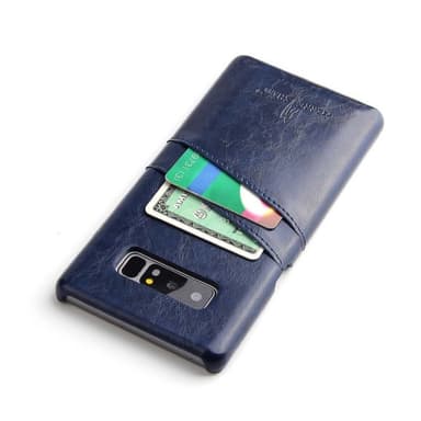 Retro Cover 2-kort Samsung Galaxy Note 8 (SM-N950F)  - blå