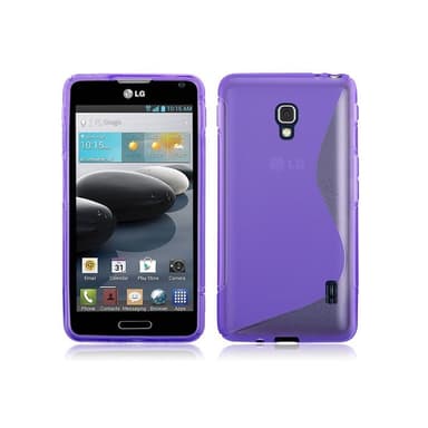 S-Line Silicone Cover til cover LG Optimus F6 (D500) : farve - lilla