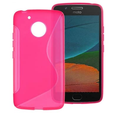 S-Line Silicone Cover til Motorola Moto G5 Plus (XT1683)  - blå