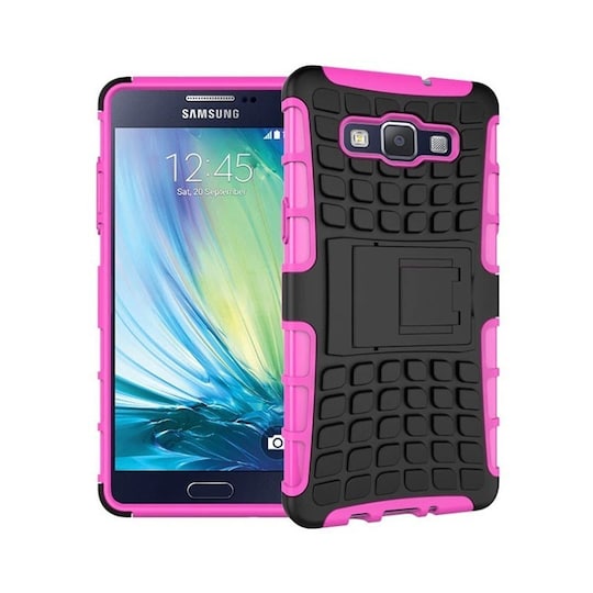 Stødfast Cover med stativ Samsung Galaxy A3 2015 (SM-A300F) : farve - lyserød