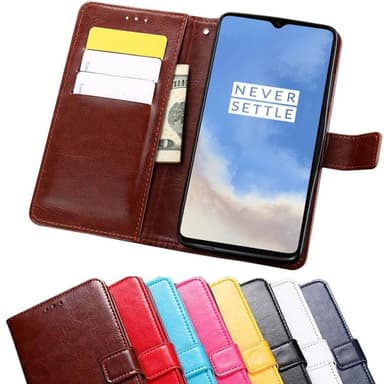 Wallet 3-kort til OnePlus 7T Pro (HD1913)  - brun