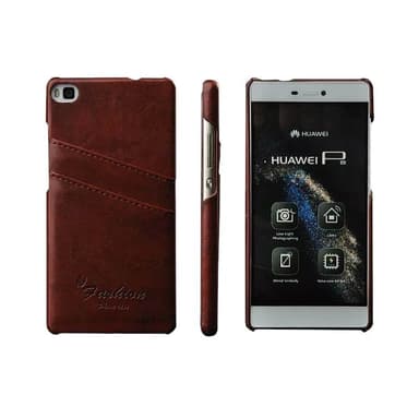 Retro Cover 2-kort Huawei P8 2015 (GRA-L09) : farve - rød