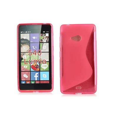 S-Line Silicone Cover tilcover Microsoft Lumia 540 (RM-1141) : farve - blå