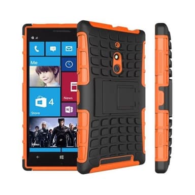 Stødfast Cover med stativ Nokia Lumia 830 (RM-984) : farve - sort