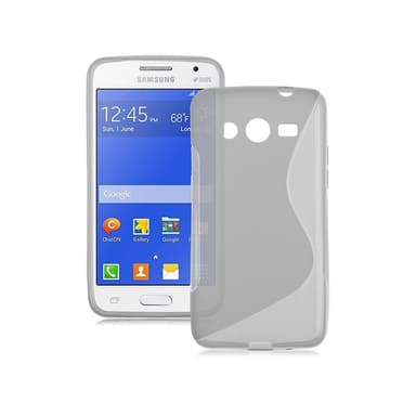 S-Line Silicone Cover til Samsung Galaxy Core 2 (SM-G355H) : farve - lyserød