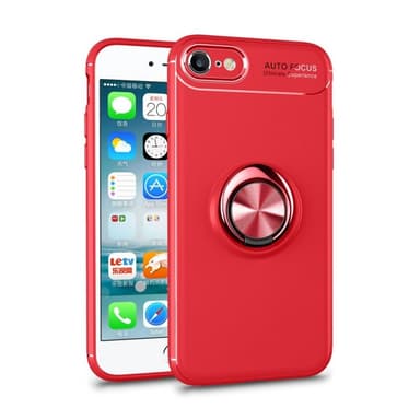 Slim Ring cover Apple iPhone 7/8  - Sort / Blå