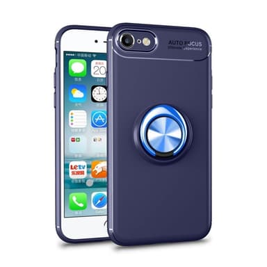 Slim Ring cover Apple iPhone 7/8  - Sort / Blå