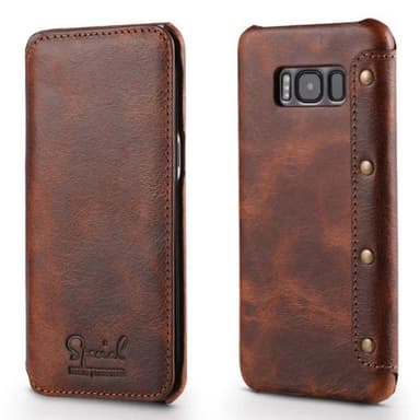 Wallet slank ægte læder Samsung Galaxy S8 Plus (SM-G955F)  - bordeau