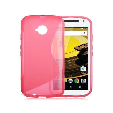 S-Line Silicone Cover til Motorola Moto E2 (XT1524) : farve - sort