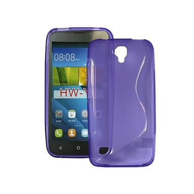 S-Line Silicone Cover til Huawei Y5 / Y560 : farve - blå