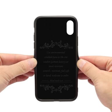 Denior Læder Cover med kortslot Apple iPhone XS Max (6,5 ")  - brun