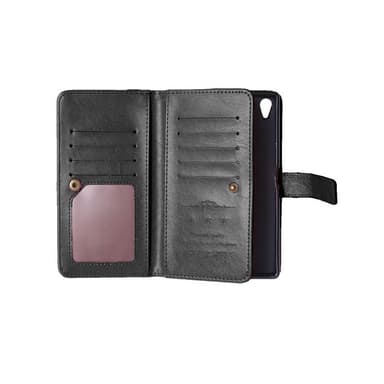 Dobbelt Flip Flexi 9-kort Sony Xperia XA (F3111)  - lyserød