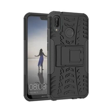 Stødfast Cover med stativ Huawei P20 Lite (ANE-LX1)  - hvid