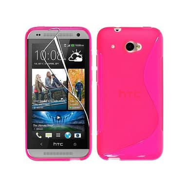 S Line Silikone Cover HTC Desire 601 : farve - rød