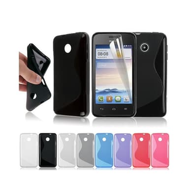 S-Line Silicone Cover til Huawei Ascend Y330 : farve - lilla