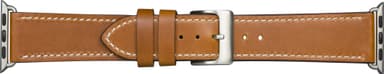 dbramante1928 Copenhagen Apple Watch 42/44 mm læderrem (tan/sølv) dbramante1928 Copenhagen Apple Watch 42/44 mm læderrem (tan/sølv)