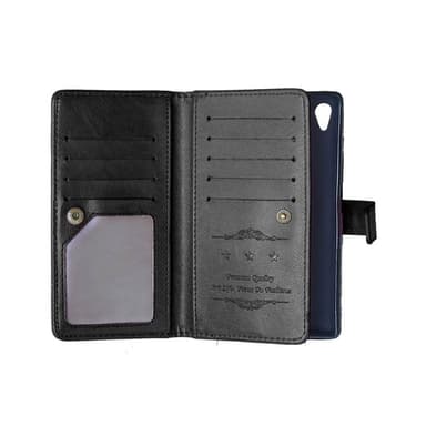 Dobbelt Flip Flexi 9-kort Sony Xperia Z5 (E6653)  - lyserød