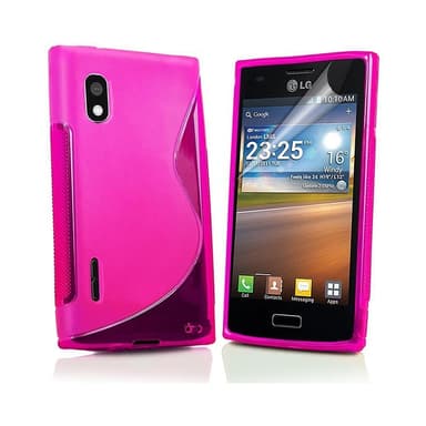 S-Line Silicone Cover til LG Optimus L5 (E610) : farve - lilla
