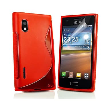 S-Line Silicone Cover til LG Optimus L5 (E610) : farve - lilla
