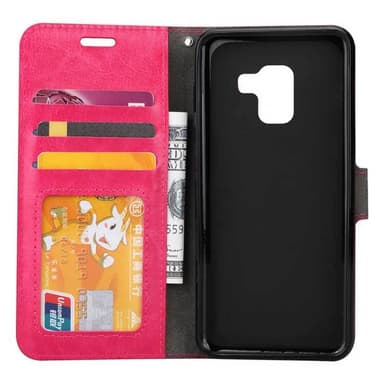 Wallet 3-kort til Samsung Galaxy S9 (SM-G960F)  - lyserød