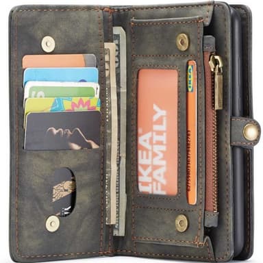 CaseMe Wallet 11-kort OnePlus 7 PRO  - brun