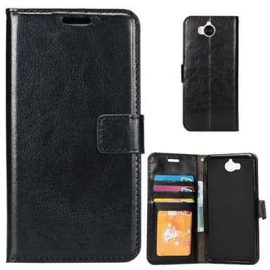 Wallet 3-kort til Huawei Y6 2017 (MYA-L41)  - brun
