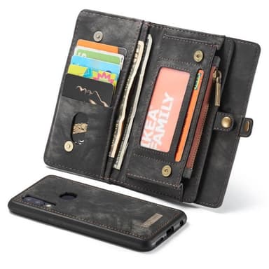 CaseMe Wallet 11-kort Samsung Galaxy A40 (SM-A405F)  - blå