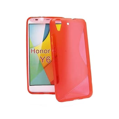 S-Line Silicone Cover til Huawei Y6 2015 (SCL-L01) : farve - sort