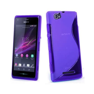 S-Line Silicone Cover til Sony Xperia M (c1905) : farve - hvid