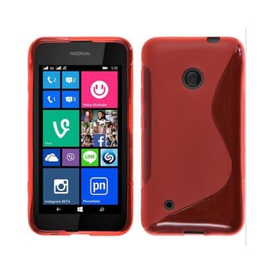 S-Line Silicone Cover til Nokia Lumia 530 (RM-1017) : farve - hvid